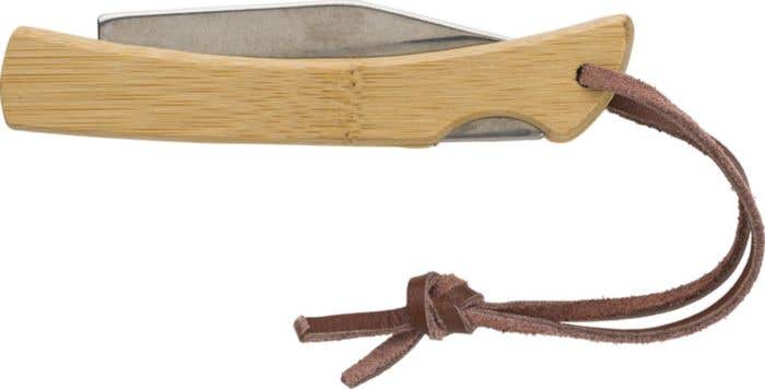 Stainless steel and bamboo foldable knife Beckett