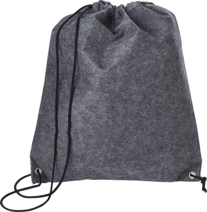 Rugzakje met trekkoord Maya | Gerecycled | Vilt | 3 l