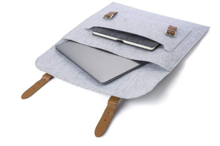 rPET felt document bag Amelia