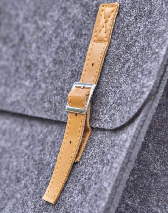 rPET felt document bag Amelia