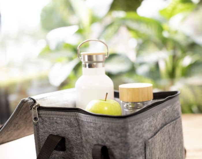 Koeltas Mason | Gerecycled vilt | Aluminiumfolie binnenste