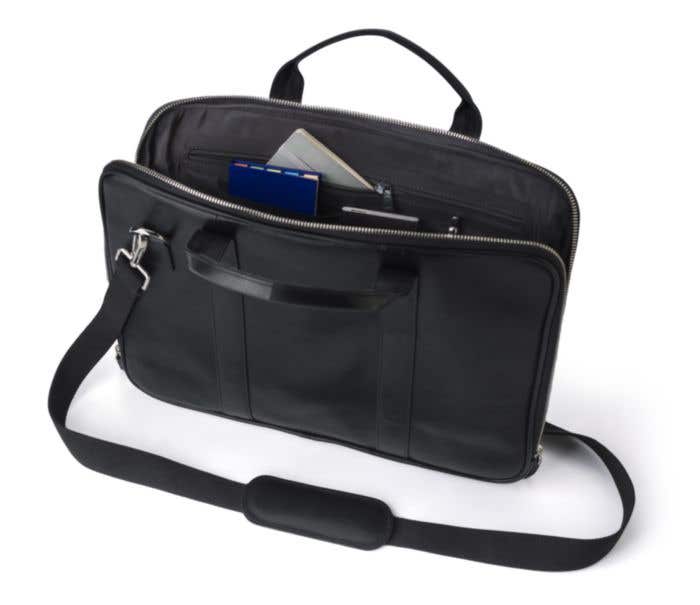 Sacoche porte-ordinateur en cuir Michael