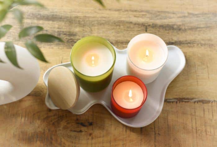 Candle Josiah | Glass with bamboo lid | Soy wax | 280 g