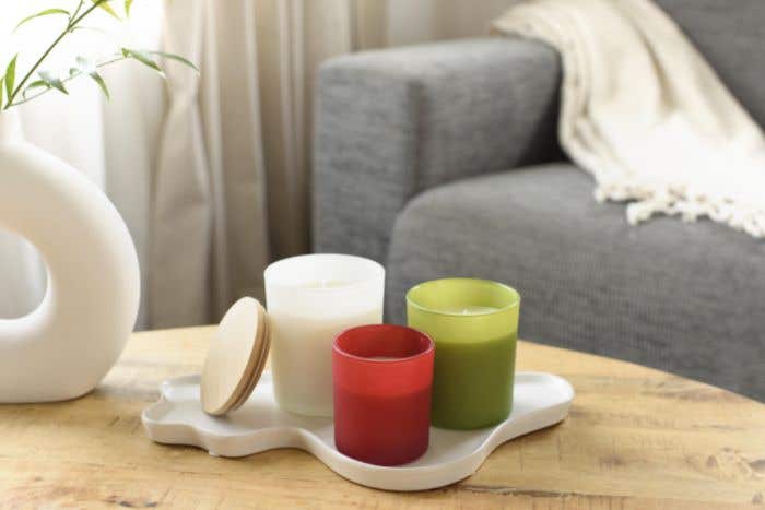 Candle Josiah | Glass with bamboo lid | Soy wax | 280 g