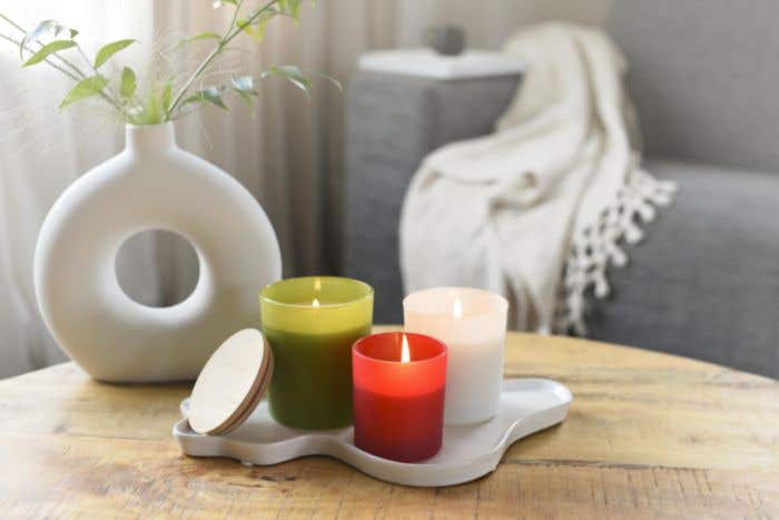 Candle Josiah | Glass with bamboo lid | Soy wax | 280 g
