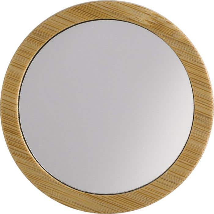 Miroir de poche en bambou Jeremiah
