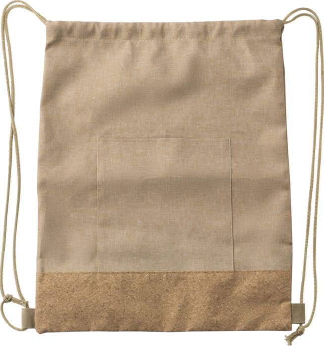 Drawstring bag Ansel | Recycled | Cork bottom | 6 l