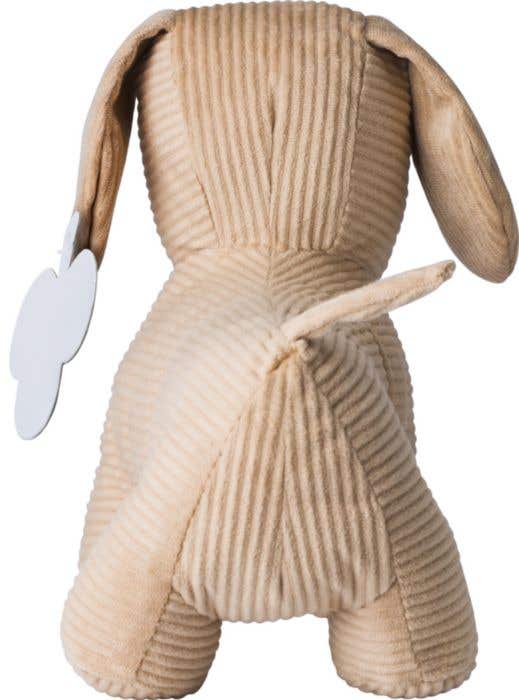 Peluche 'Chien' en polyester côtelé Liza