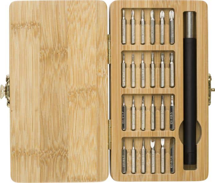 Tool set Willow | Bamboo case | 25 pcs
