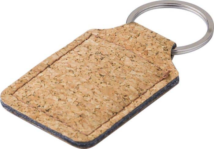 Sleutelhanger Madelyn | Kurk | Vierkant