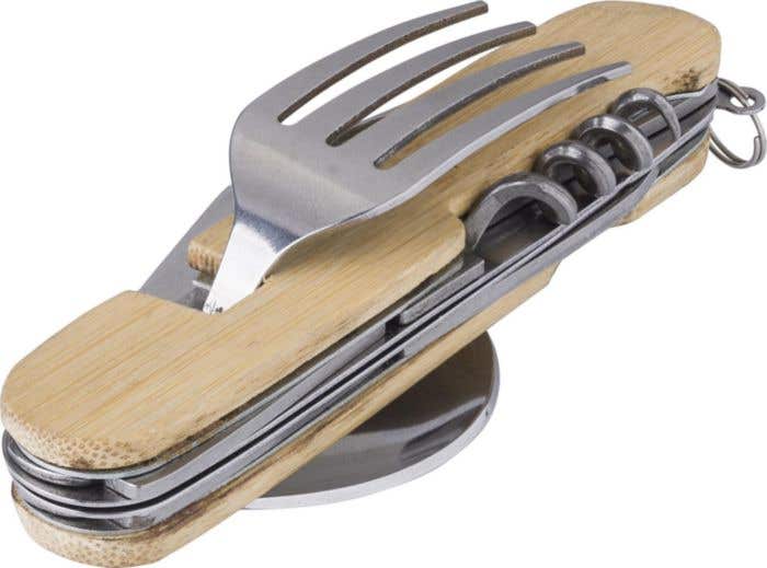 Cutlery set Ainsley | Bamboo | 6-in-1