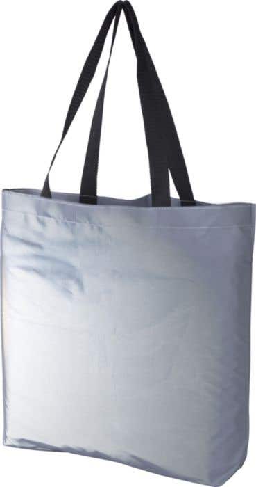 Shopping bag Jordyn | Polyester 100D | Reflective | Long handles