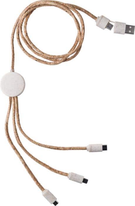 Charging cable | Cork | 4-in-1 | 1.20 m