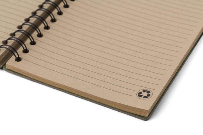 Recycled carton hardcover notebook Caleb