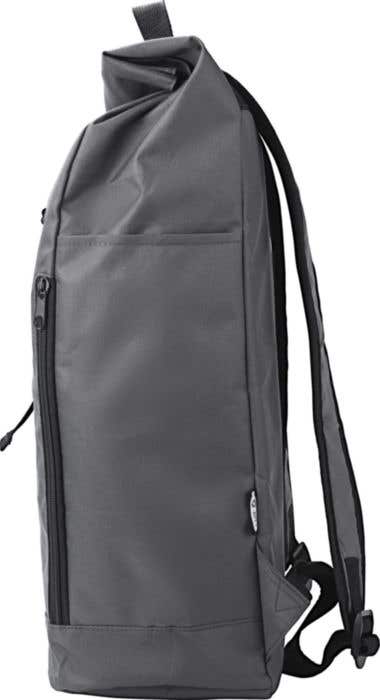 rPET polyester (600D) rolltop backpack Evie