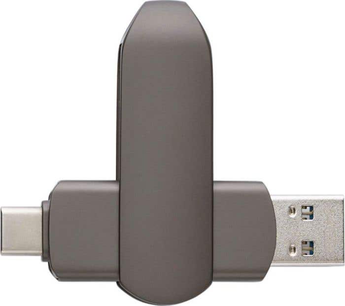 Porta USB em liga de zinco Harlow