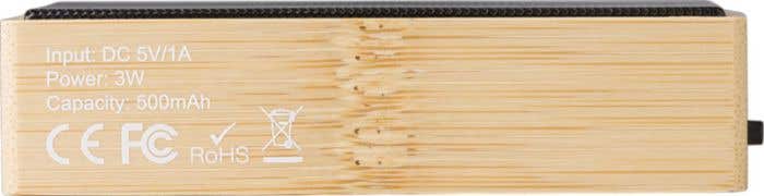 Draadloze speaker Fox | Bamboe | Solar