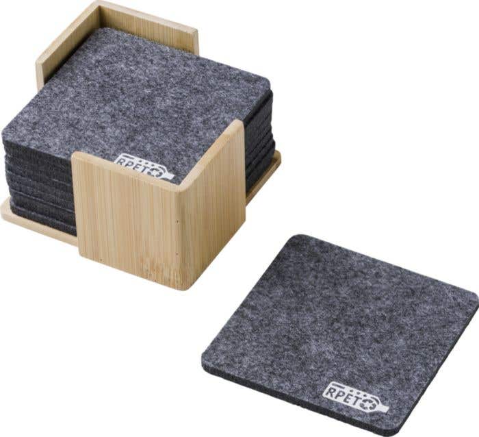 rPET felt coaster set Lawrence
