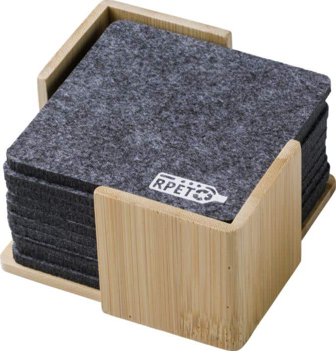 rPET felt coaster set Lawrence