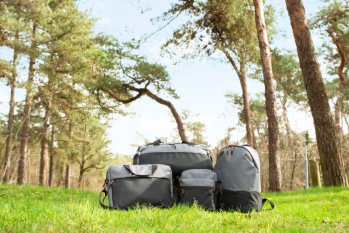 Sac à dos porte-ordinateur en polyester 500D Indigo