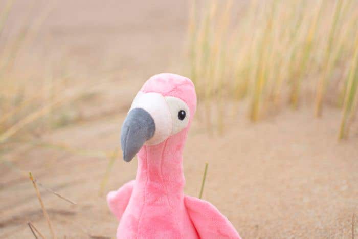 Plush flamingo Alicia | 18 cm