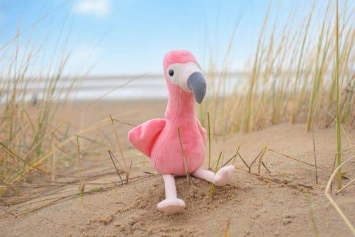 Plush flamingo Alicia | 18 cm