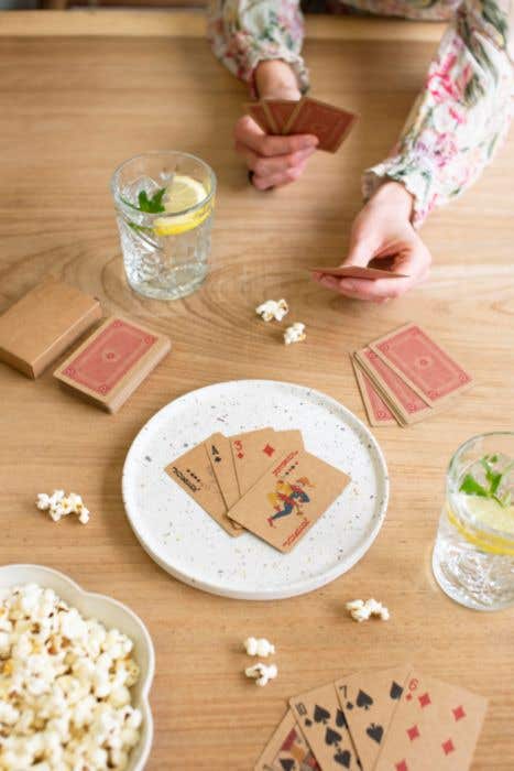 Recycled carton card decks Arwen