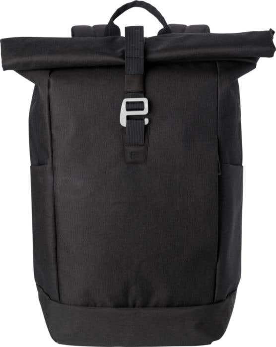 Polyester (600D) roll-top backpack Oberon