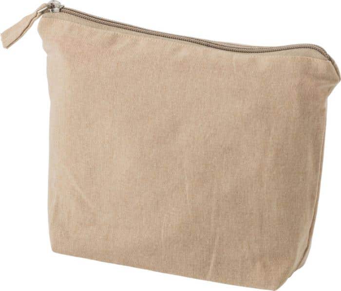 Recycled cotton cosmetic bag (180 gsm) Cressida