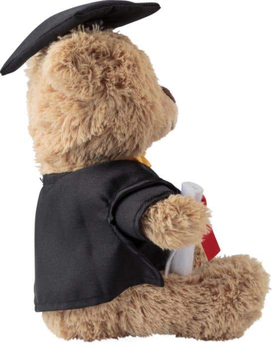 Plush graduation bear Magnus