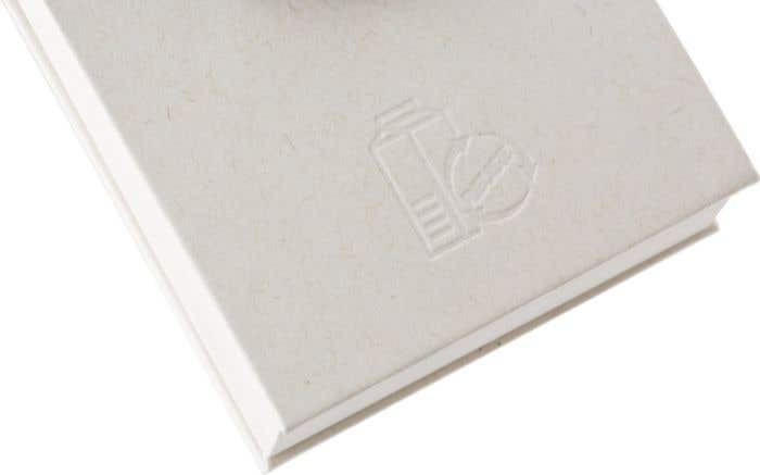 Bloc de notas de cartón de leche reciclado Thalassa