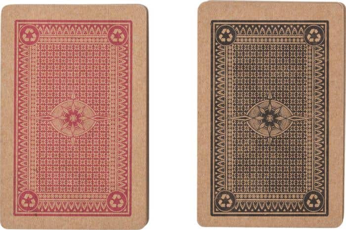 Recycled carton card decks Arwen