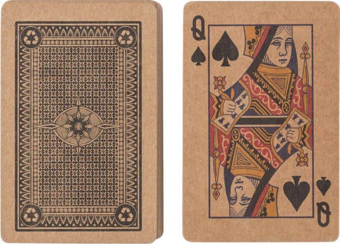 Recycled carton card decks Arwen