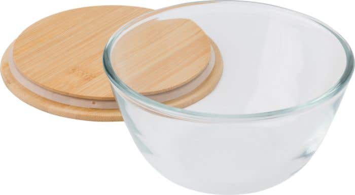 Glass salad bowl Isabeau