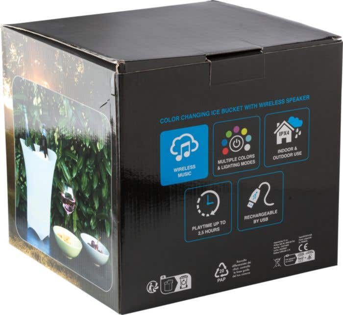 Ice bucket with speaker Annabel | Plastic | 5W | Wireless