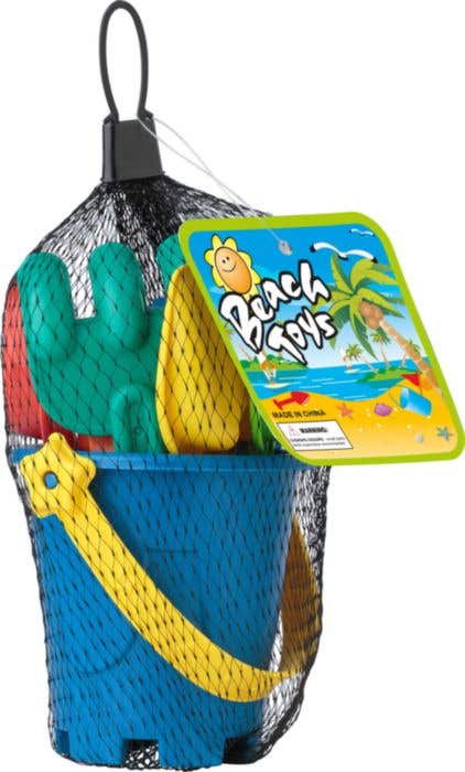 Recycled PP beach bucket Mateo