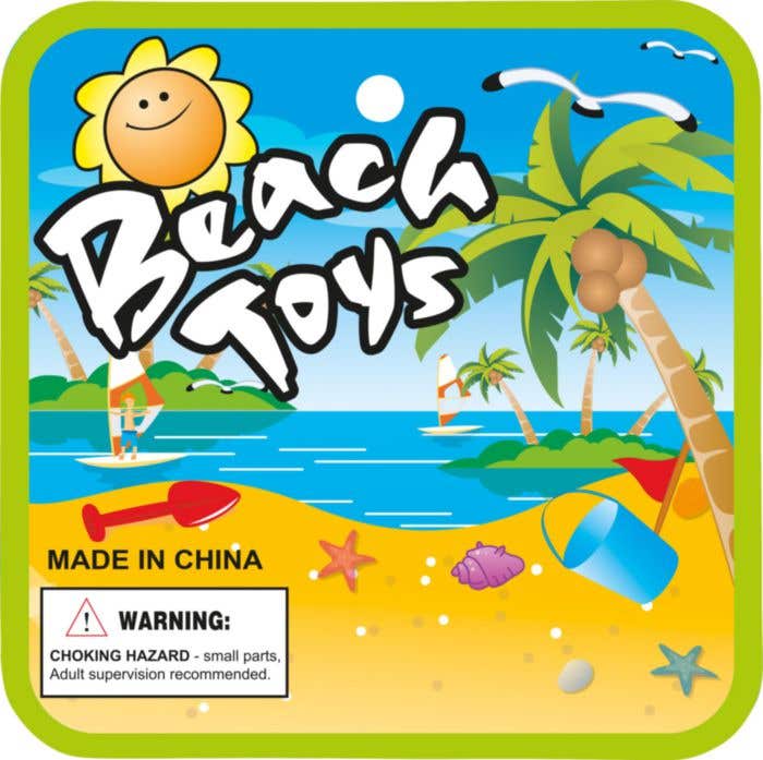 Recycled PP beach bucket Mateo