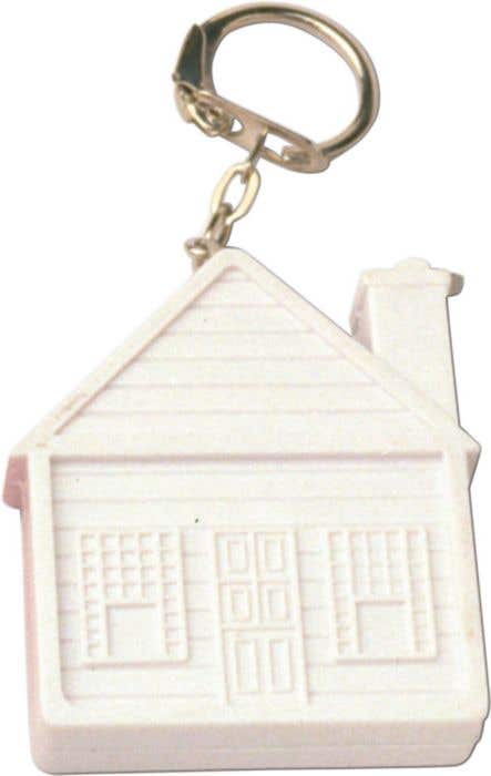 Tape measure keychain Dane | Plastic | 2 meter | House shape
