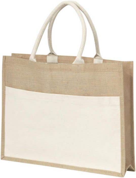Sac shopping en toile de jute Livvie
