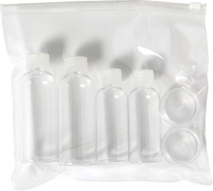 Set de viaje de PETG para cosméticos Dolores