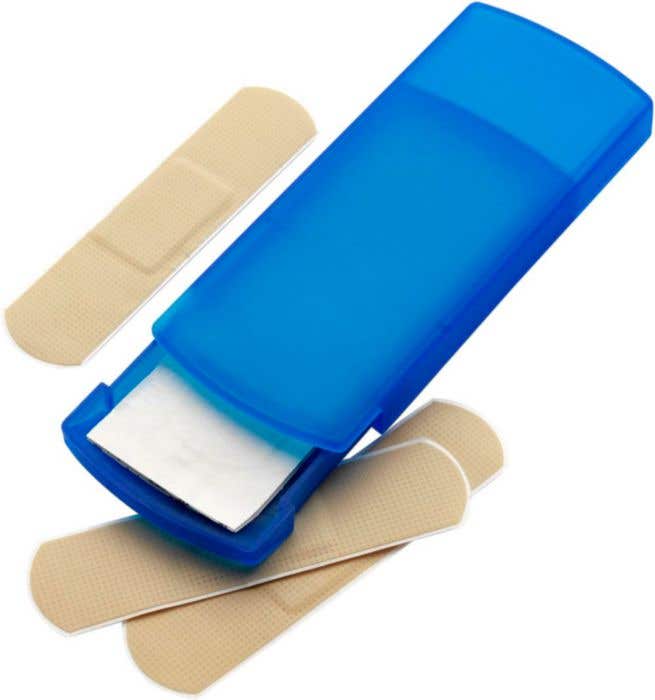 Plastic case with plasters Pocket