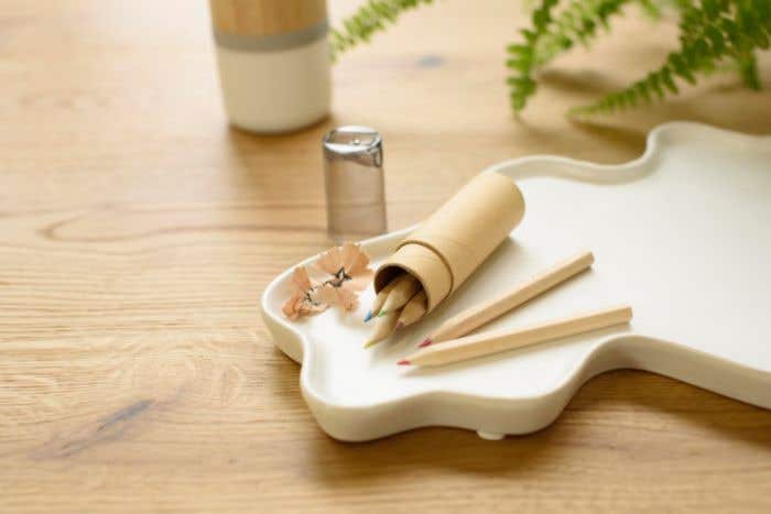 Tubo de cartón y ABS con lápices Libbie Original