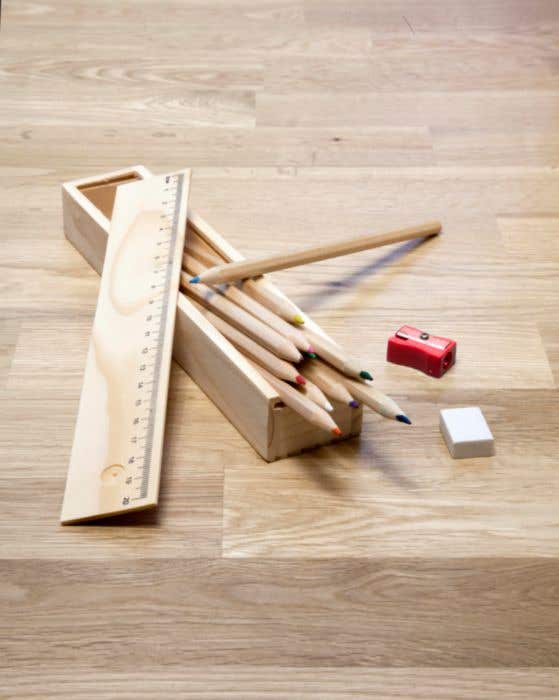 Set scuola in legno Carmelita