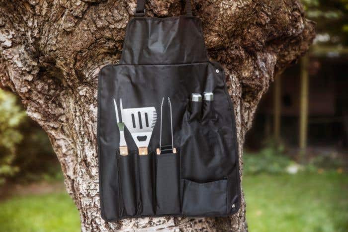 BBQ set Hugo | Stainless steel | Apron