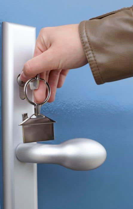 Keychain Mika | Metal | House shape