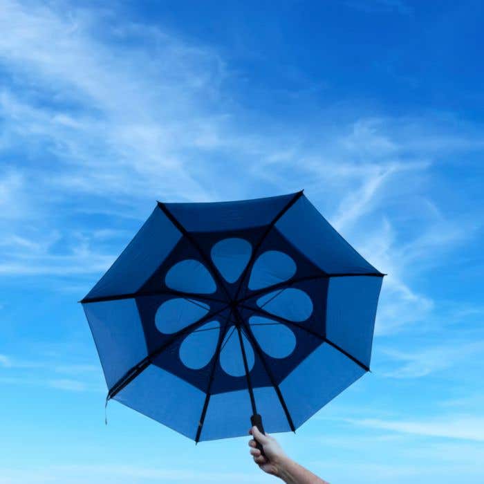 Polyester (210T) storm umbrella Debbie