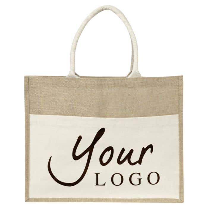 Sac shopping en toile de jute Livvie