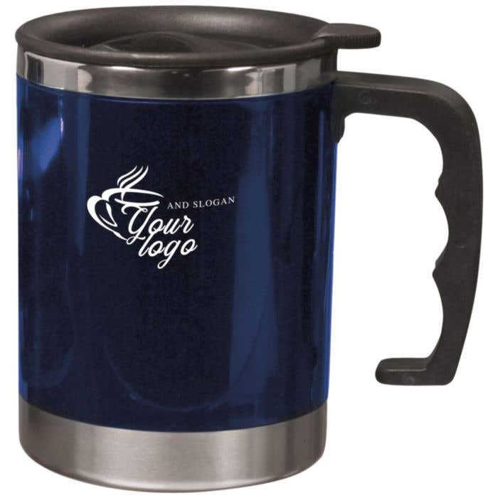 Stainless steel and AS double walled mug Gabi