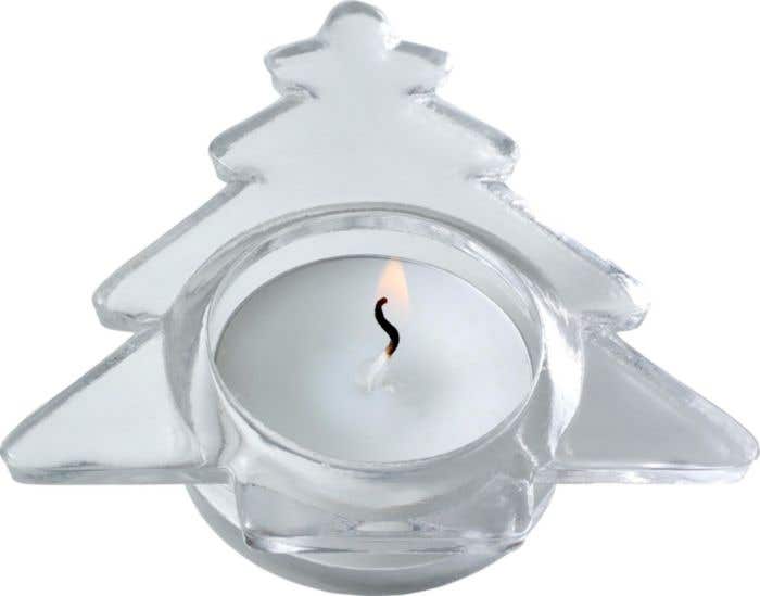 Waxinelichthouder Casey | Glas | Kerstboom