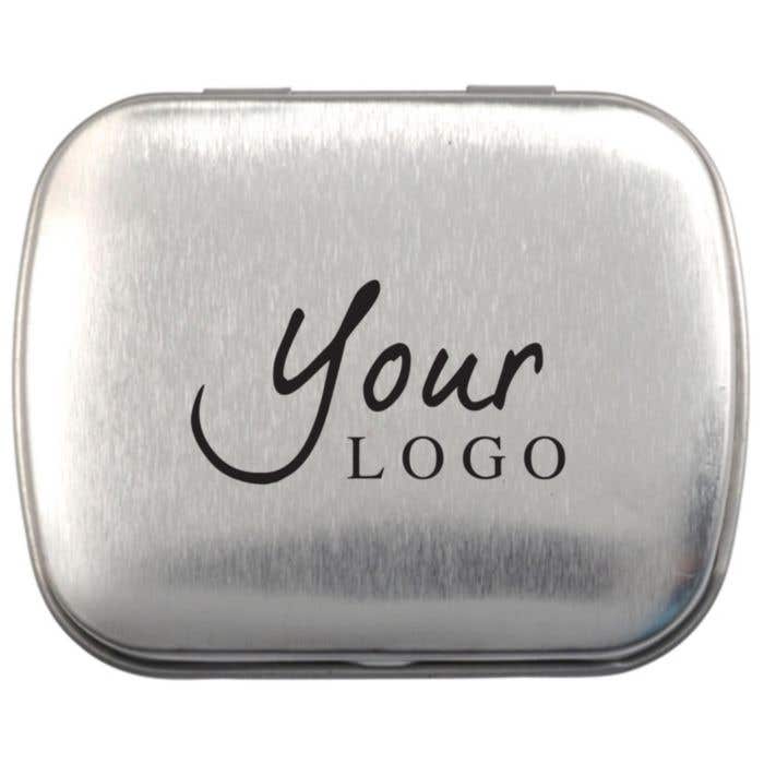 Tin case with mints Rocco